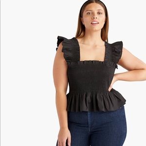 Hill House- The Paz Top- Black